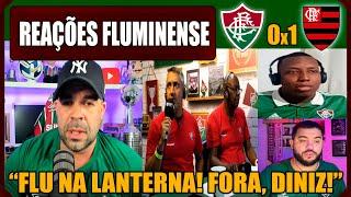 REAÇÕES DO FLUMINENSE - FLUMINENSE 0x1 FLAMENGO - VAMOR RIR DO FLU NA LANTERNA!