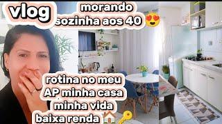 #tour PELA ROTINA DA MANHÃ NO MEU APARTAMENTO MINHA CASA MINHA VIDA BAIXA RENDA FIZ MUDANÇA 