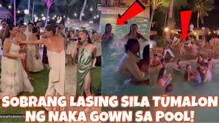 Kim Chiu Anne Curtis Angelica Panganiban Bela Padilla TUMALON Sa Swimming Pool sa KALASINGAN