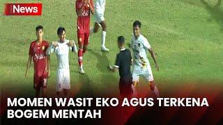 Berikan Penalti, Wasit Eko Agus Terima Bogem Mentah Pemain Sulteng