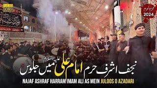 Hazrat Imam Ali as K Harram ME Juloos e Aza - Muharram 2024 - Najaf Ashraf Iraq