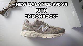 New Balance 990v4 x Kith "Moonrock" - Review