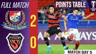 AFC CHAMPION LEAGUE ELITE | LATEST POINTS TABLE | YOKOHAMA VS POHANG | STANDING | RESULTS