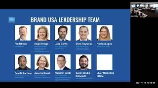 Brand USA Annual Board of Directors Meeting, November 2024