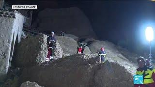 Entire village evacuated as severe flooding causes landslide in southern France