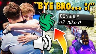 NIKO OFFICIALLY LEAVES G2 FOR FALCONS..! *M0NESY REACTS TO LOSING HIS #1 DUO* Daily CS2 Twitch Clips