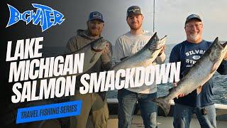 Lake Michigan Salmon Smackdown - Trolling for King Salmon