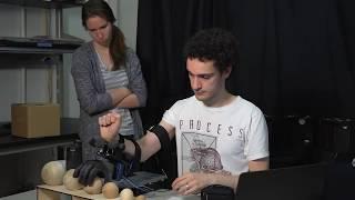 Tactile feedback adds muscle sense to prosthetic hand