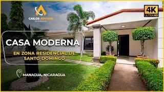 PARA TU FAMILIA : Mira esta Casa en Venta en Santo Domingo Managua Nicaragua | #JK-028