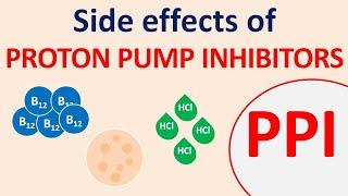 Side effects of Proton Pump Inhibitors (PPIs) - Omeprazole, lansoprazole