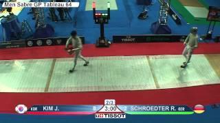 Moscow 2015 MS GP T64 32 red Schroedter R GER vs Kim J KOR