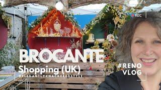 Come ANTIQUE SHOPPING with me at the Fete de Noel Brocante (in England)