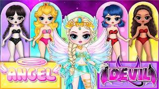 Extreme Makeover From Elsa, Wednesday & Ladybug: Angel Girl vs Devil Girl | How will they change?