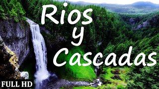 RIOS Y CASCADAS ️ en 10 minutos  rios mas poderosos, hermosas cascadas y musica relajante  FULL HD