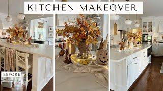 DIY KITCHEN ISLAND BUILD // HOW TO // FAUX MARBLE PAINTED COUNTERTOP // KITCHEN MAKEOVER