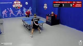 18:00  Кирсанов Константин 2-3 Николенко Максим  стол 5  ЮГ-4  06.08.22