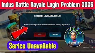 indus battle royale login problem | Indus battle royale service unavailable problem | indus br login