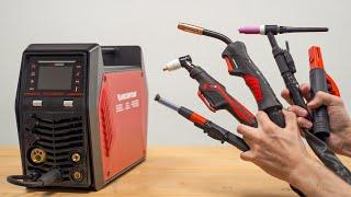 All in one welding machine (MIG, TIG, CUT, MMA, CLEAN) - Arccaptain MIG205MP