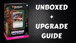 Unboxed | Magic the Gathering Kamigawa Commander Upgrades Unleashed opened & upgrade guide