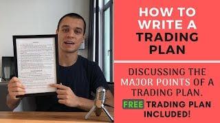 How to write down a Trading Plan + PDF example of mine | FOREX