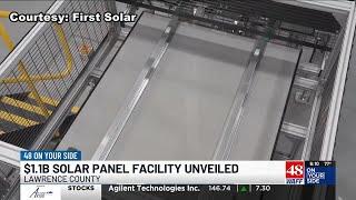 First Solar leaders unveil $1.1 billion facility in Lawrence Co.