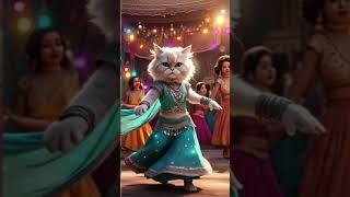 Cat Cute Dance  | Funny & Adorable Cat Dancing Video | #shorts  #cat #shortsfeed