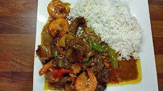 #HOW I MAKE AISIA MIX VEGETABLES SAUCE/ WITH THAI RICE#