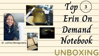 Erin On Demand Top 3 Notebook Unboxing