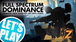 Let's Play: Full Spectrum Dominance - Data Dump Scenario - Epic 6mm Sci-Fi Wargame | The Lazy Forger