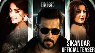 SIKANDAR OFFICIAL TEASER SALMAN KHAN | AR MURUGADOSS | RASHMIKA MANDANA