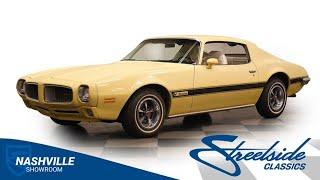 1972 Pontiac Firebird  4340-NSH for sale | Charlotte, Atlanta, Dallas, Tampa, Phoenix, Nashvill...