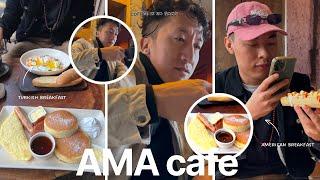 FAMOUS AMA CAFE IN ALL INDIA || COFFEE ️ 10/10 || BREAKFAST DATE WITH FRIEND​⁠@Amdoboyvlog