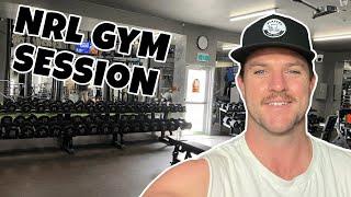 NRL Player Off Season Gym Workout