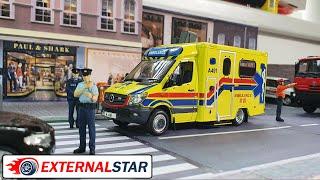 Mercedes-Benz Sprinter FL HKFSD Ambulance 1:43 by TINY City HK