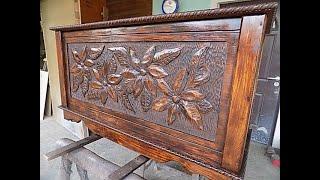 jak rzeźbić skrzynię drewnianą,how to carve a wooden chest,como tallar un cofre de madera,