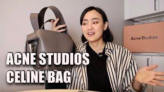 ACNE STUDIOS Musubi Bag // CELINE Box and Triomphe // Unpacking and Review