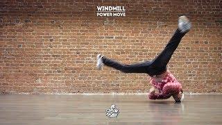 9. Windmill (Power Move) | Видео уроки брейк данс от "Своих Людей"