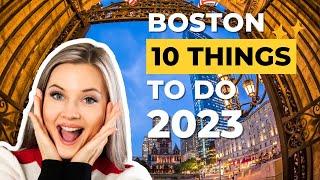 Boston, Massachusetts - Top 10 best things to do in Boston [Travel Vlog]