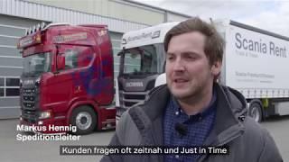 Transportunternehmen Thomas Kind -  Speditionsleiter Markus Hennig über Scania Rent