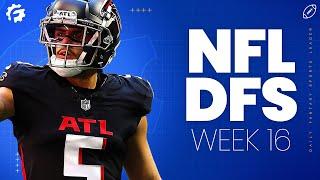 LIVE NFL DFS Picks & Strategy for DraftKings & FanDuel (Week 16)