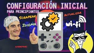 Configuracion inicial Anbernic para principiantes - Idioma, Wifi, actualizaciones y mucho más