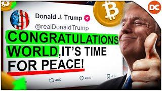 BREAKING: Peace Breakthrough Sends BITCOIN and CRYPTO Soaring (WW3 CANCELLED)