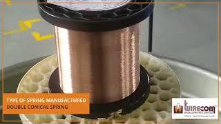 Manufacturing Conical Spring on CNC Coiler