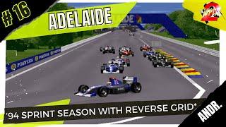 '94 Sprint Season with Reverse Grid - Race #16 [ADELAIDE] | x86GP2
