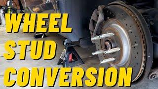 VW/Audi Wheel Stud Conversion DIY!