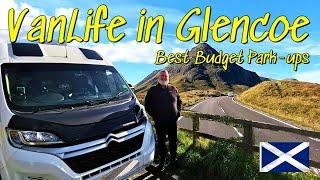 Vanlife Glencoe Best Budget Park-ups Scotland NC500 van life uk/#vanlife