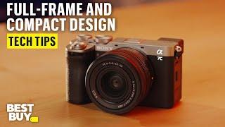 Full-Frame Quality and Compact Convenience of the Sony Alpha 7C II Kit – Tech Tips from Best Buy