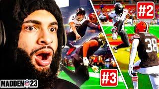 THE MOST DISRESPECTFUL VIEWER GAME CLIPS FROM MADDEN 23! INSANE HURDLES, JUKES, AND HITSTICKS!