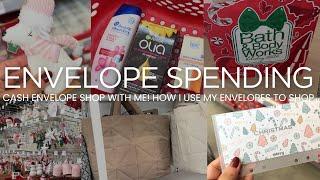 Shop With Me | How I Shop Using the Cash Envelope System | Target, Bath & Body Works, Walmart