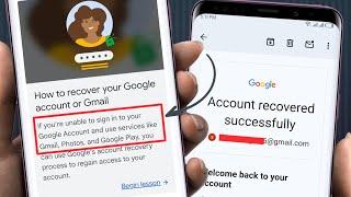 How to Recover Gmail Account without Verification Code Password & Phone Number 2024